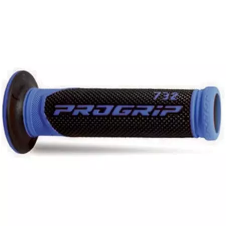 Poignées Progrip 732 22/25mm Bleu Noir