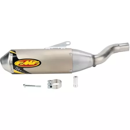 Silencieux FMF Échappement Q4 Slip-On Aluminum Inox 18310403 - Echappement moto FMF ÉCHAPPEMENTS