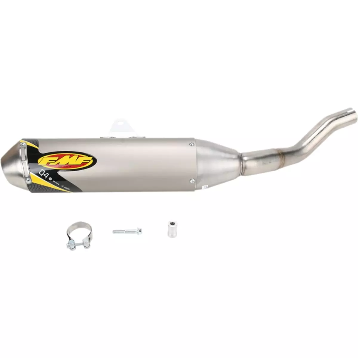 Silencieux FMF Échappement Q4 Slip-On Aluminum Inox 18310358