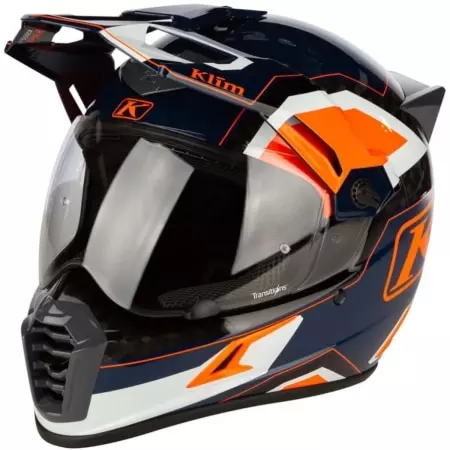 Casque Klim Krios Pro Carbon Orange - Casque Adventure KLIM