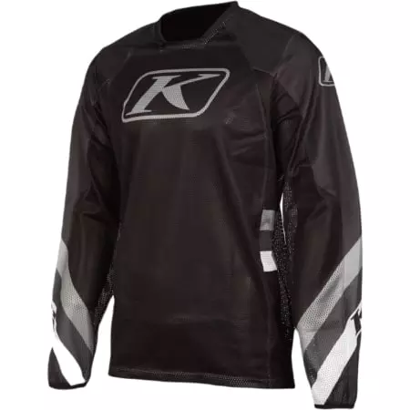 Maillot Cross Klim Mojave Noir Gris Blanc - Equipement Cross KLIM
