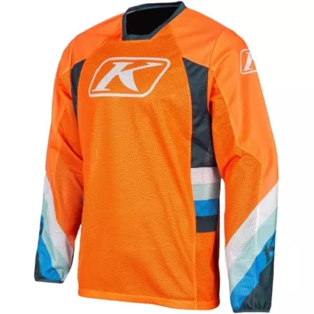 Maillot Cross Klim Mojave Orange Gris Bleu - Equipement Cross KLIM