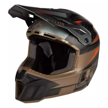Casque Cross Klim F3 Carbon Pro Bronze - Casque Cross KLIM