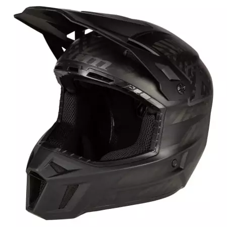 Casque Cross Klim Carbon F3 Noir Mat - Casque Cross KLIM
