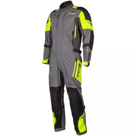 Combinaison Klim Hardranger Gris Jaune Fluo - Blouson Moto KLIM