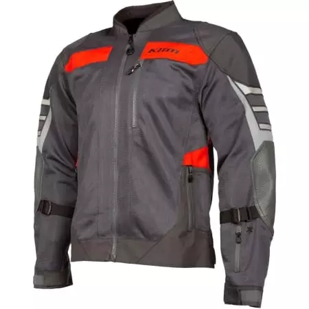 Blouson Klim Induction Pro Gris Foncé Rouge - Blouson Moto KLIM