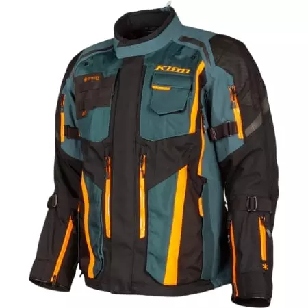 Veste Klim Badlands Pro Gore-Tex® Bleu Noir Orange - Blouson Moto KLIM