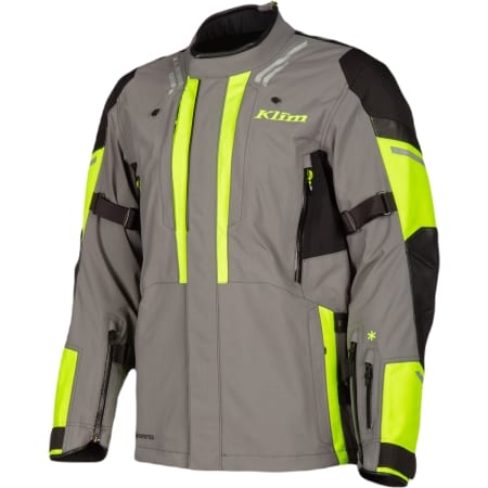 Veste Klim Latitude Gore-Tex Gris Noir Jaune Fluo - Blouson Moto KLIM
