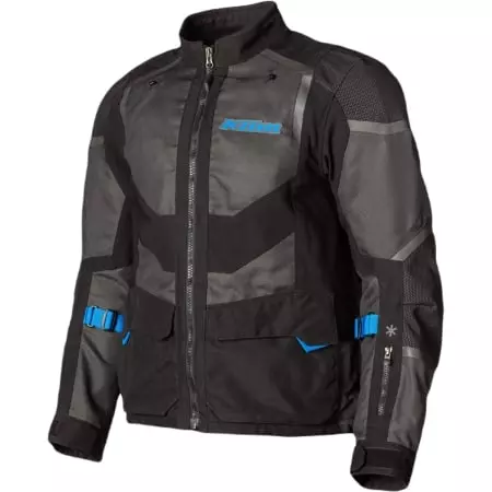 Veste Klim Adventure Baja S4 Noir Gris Bleu - Blouson Moto KLIM
