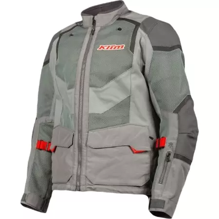 Veste Klim Adventure Baja S4 Gris Rouge - Blouson Moto KLIM