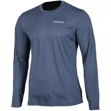 T-Shirt Thermique Klim Teton Merino Bleu - Sous vêtements KLIM