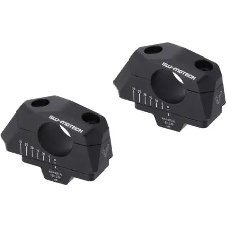 Réhausses Guidon SW-Motech Noir LEH.00.039.31000/B
