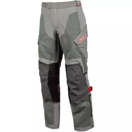 Pantalon Klim Baja S4 Gris Rouge - Pantalon moto KLIM