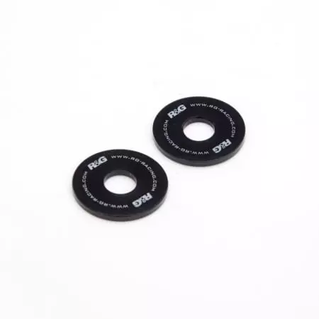 Cache-Orifice Repose-Pieds Arrières R&G Racing 1113843 Noir