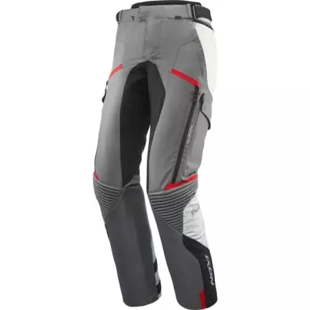 Pantalon Ixon Midgard Gris Noir Rouge - Pantalon moto IXON