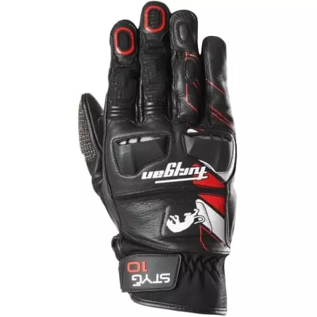 Gants Furygan STYG10 Noir Blanc Rouge