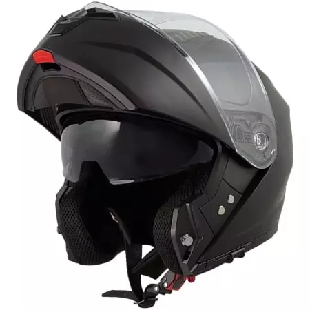 Casque Kokpit K-968 Solid Noir Mat - Casque Modulable KOKPIT