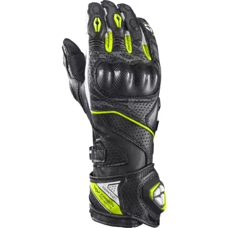 Gants Ixon Tornado Air Noir Blanc Jaune Vif