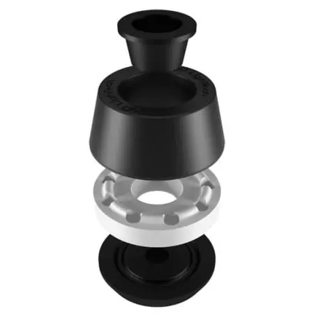 Tampon de protection LIGHTECH noir Triumph Speed Triple 1050