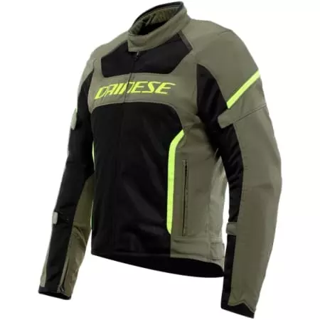 Blouson Dainese Air Frame 3 Tex Vert Noir Jaune Fluo - Blouson Moto DAINESE