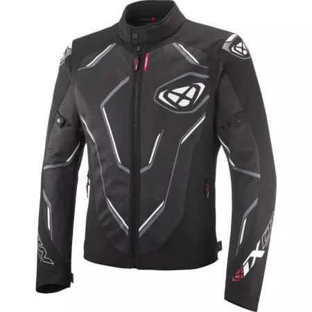 Blouson Ixon Demoniak Noir Blanc - Blouson Moto IXON