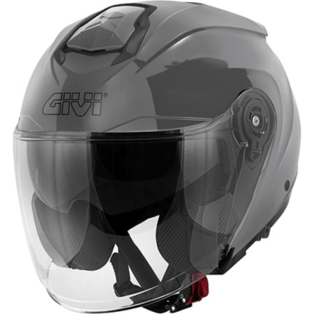 Casque Jet Givi X25 Solid Gris - Casque Jet GIVI