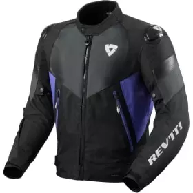 Blouson Rev'It Control H2O Noir Bleu