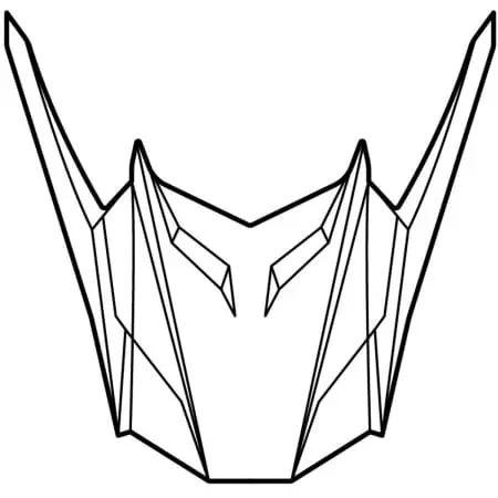 Casquette De Casque Cross Vx 22 Air