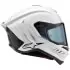 Casque Alpinestars Supertech R10 Solid Blanc Brillant Noir Mat