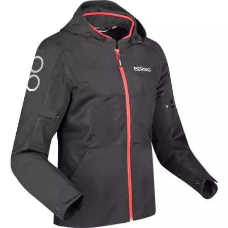 Blouson Bering Profil Noir Rouge