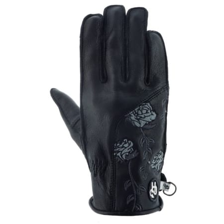 Gants Femme Helstons Flower Noir