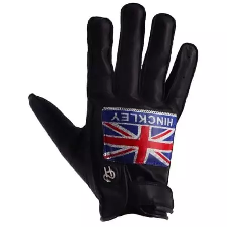 Gants Helstons Logo Noir Hinckley