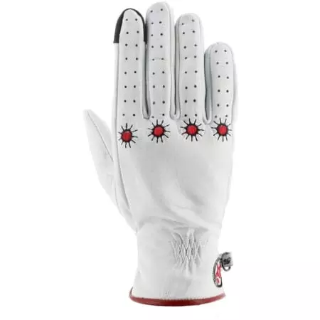 Gants Femme Helstons Shine Blanc