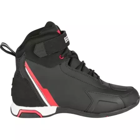 Baskets Bering Jag Noir Blanc Rouge