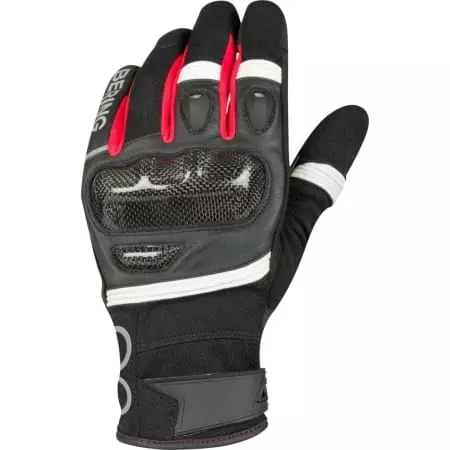 Gants Bering Raid Noir Blanc Rouge
