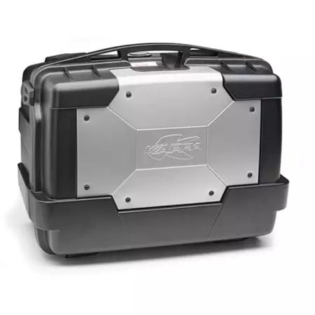 Valise Latérale Kappa KGR46 Garda 46L Noir Capot Alu