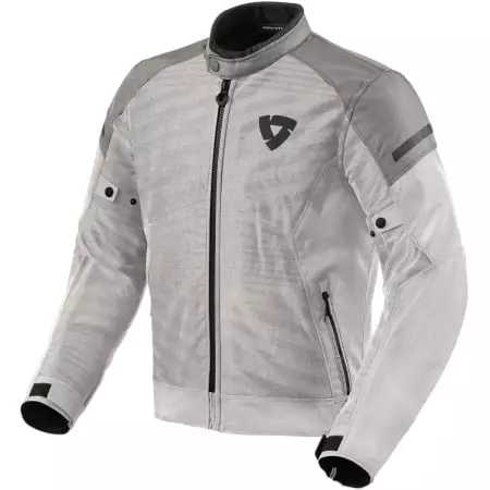 Veste Rev'It Torque 2 H2O Argent Gris - Blouson Moto REV'IT