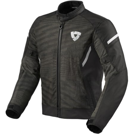 Veste Rev'It Torque 2 H2O Noir Blanc