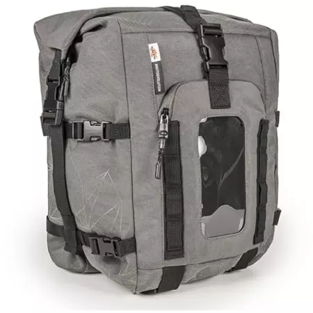 Sac À Dos Kappa RA315 Inspiring Adventure Convertible 20L Gris - Sac moto KAPPA