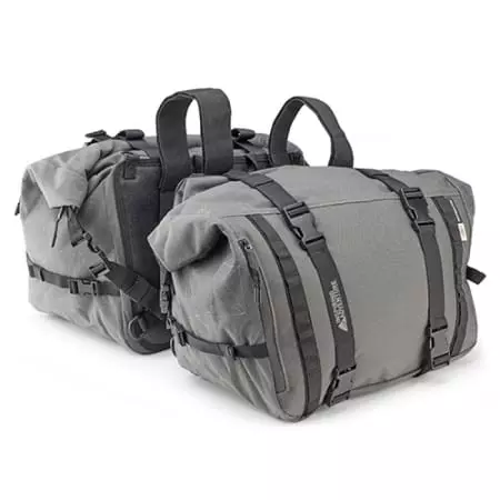 Paire De Sacoches Cavalières Kappa RA316 Inspiring Adventure 25L Gris