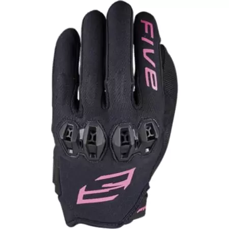 Gants Femme Five Tricks Woman Noir Rose