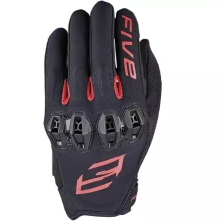 Gants Five Tricks Noir Rouge
