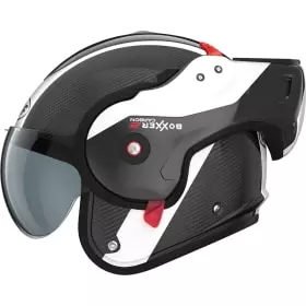Casque Roof RO9 Boxxer 2 Carbon Wonder Blanc
