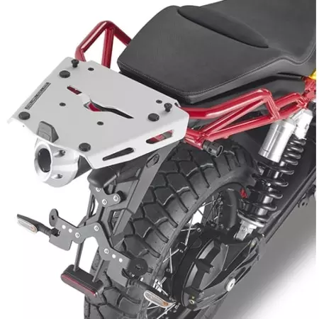 Support Top Case Kappa KRA8203 En Aluminium Pour Moto Guzzi V85 TT