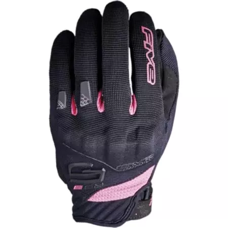 Gants Femme Five RS3 Evo Woman Noir Rose Fluo
