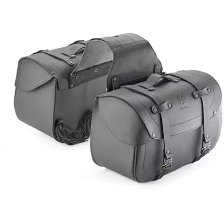 Paire De Sacoches Cavalières Kappa KMLW01 Kappamoto Leather Works 28L