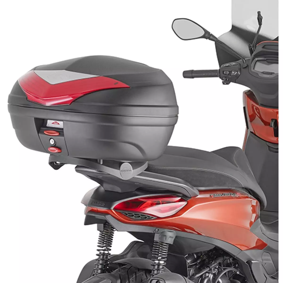 Support Top Case Kappa KR5616 Pour Piaggio Berverly 300/400 HPE