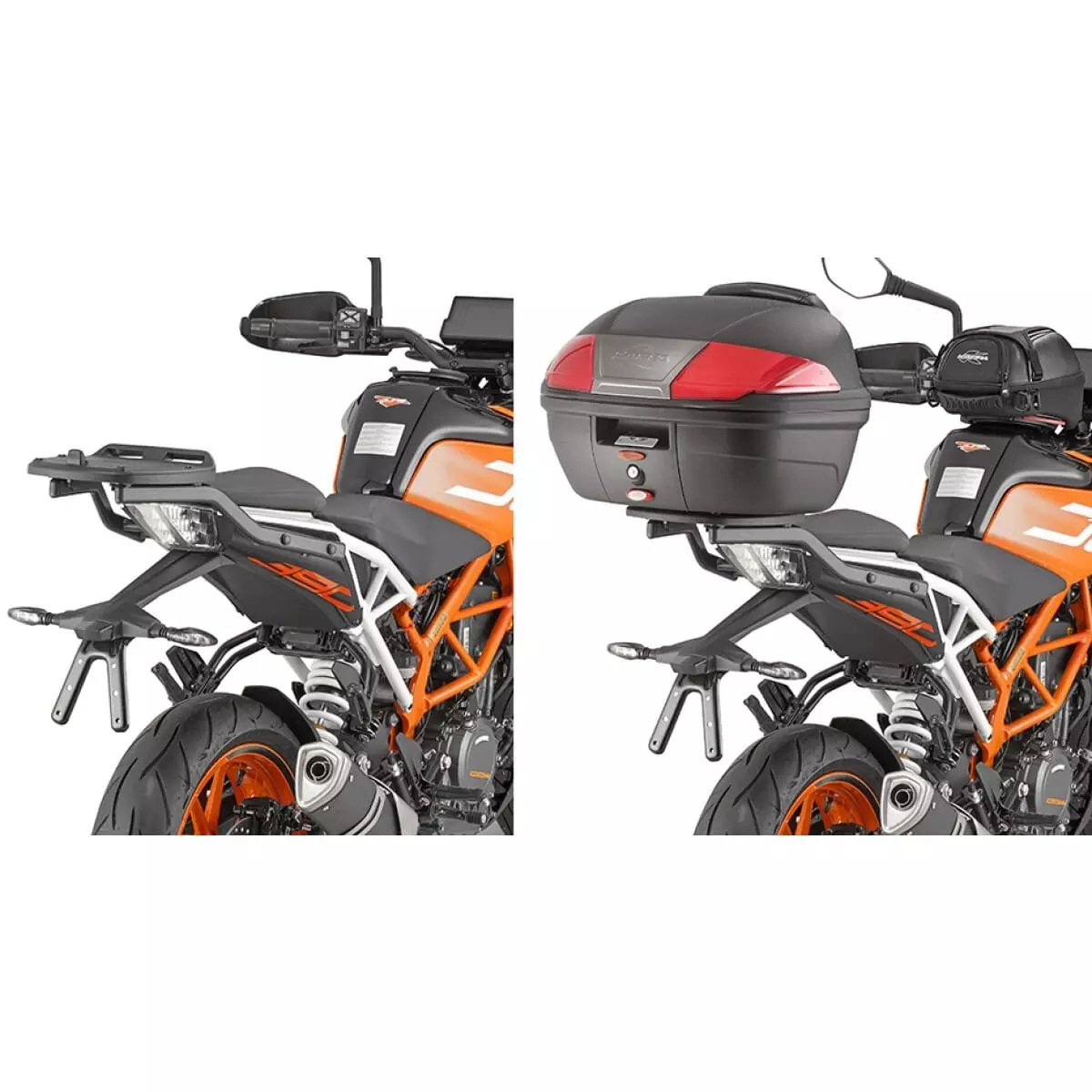Support Top Case Kappa KZ7707 Monorack Pour KTM Duke 125/390