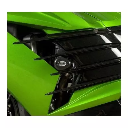 Tampons De Protection R&G Racing Noir Kawasaki ZZR1400 - Carénage et protection R&G RACING