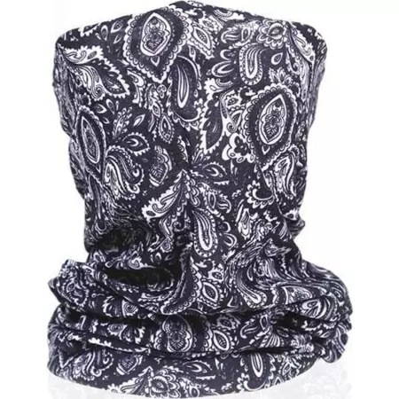 Tour De Cou Harisson Imprimé Hindi Gris Blanc